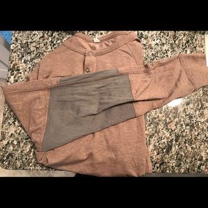 Lululemon 1/4 button long sleeve shirt